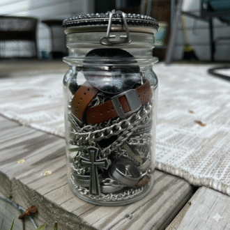 Mystery Men’s Jewelry Jar
